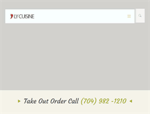 Tablet Screenshot of lycuisine.com